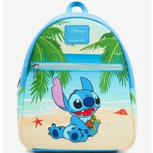 Stitch on Beach Loungefly